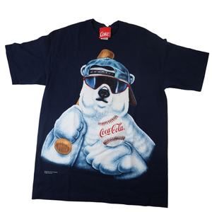 Vintage Coca Cola Polar Bear Graphic T Shirt